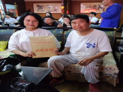 书法家汪太银与豫剧表演艺术家汤玉英共话中原文化艺术振兴